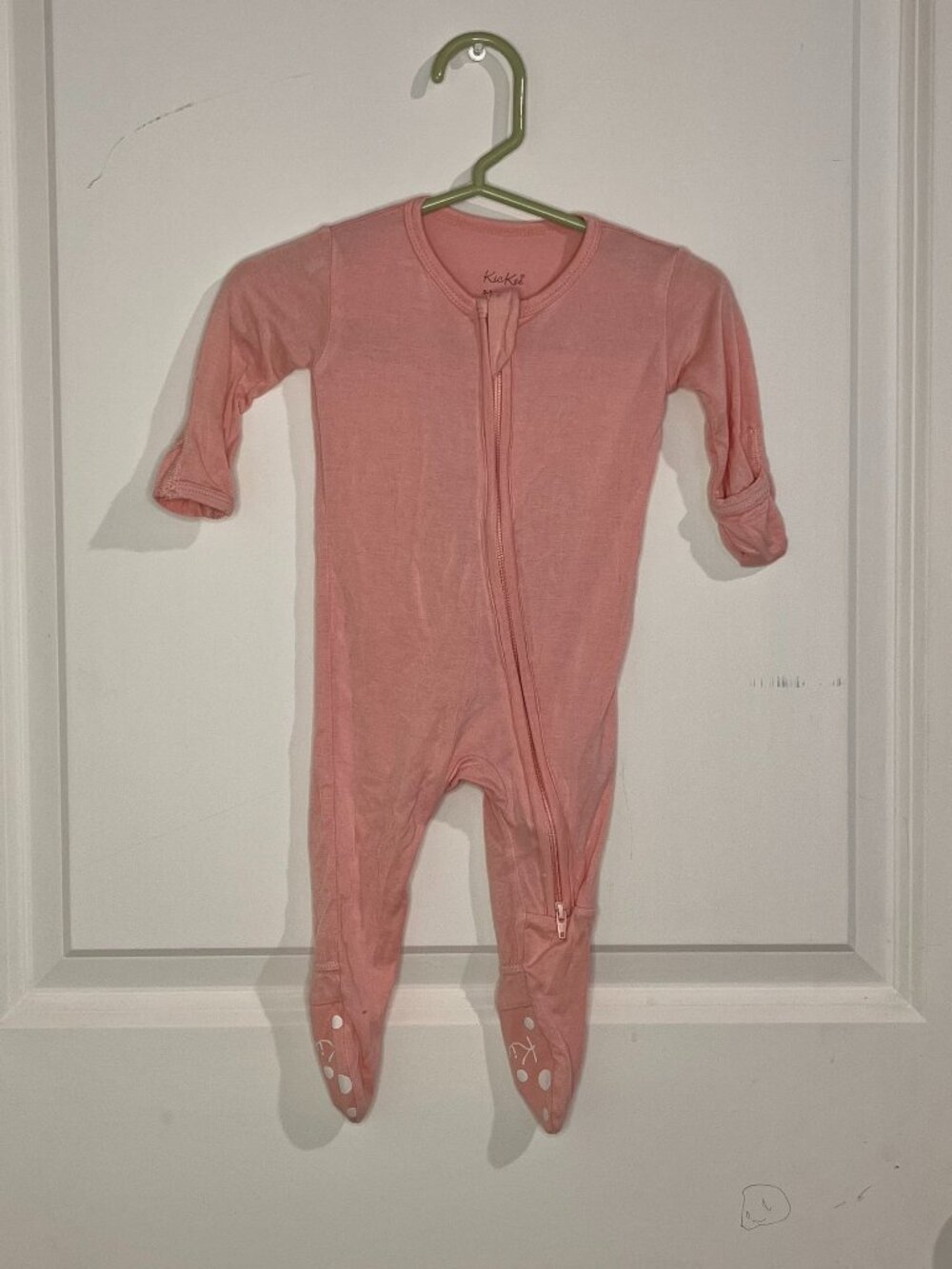KicKee Pajama Footie 0-3 months Pink